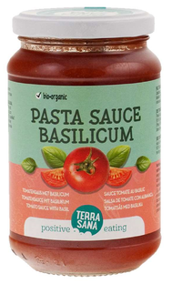 TerraSana Tomatensaus Met Basilicum 340GR