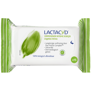 De Online Drogist Lactacyd Verfrissende Tissues 15ST aanbieding