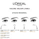 L'Oréal Paris Mascara Volume Million Lashes Waterproof Black 1ST effecten overzicht per borstel
