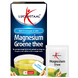 Lucovitaal Magnesium Groene Thee Zakjes 20ST voorzijde verpakking Lucovitaal Magnesium Groene Thee Zakjes 20ST voorzijde verpakking
