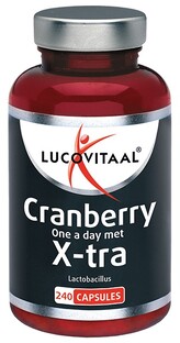 Lucovitaal Cranberry met X-tra Lactobacillus Capsules 240CP Lucovitaal Cranberry met X-tra Lactobacillus Capsules 240CP