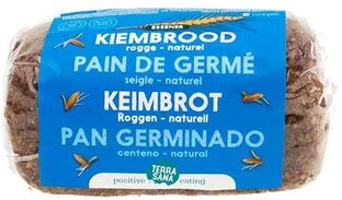 TerraSana Gekiemd Roggebrood 400GR TerraSana Gekiemd Roggebrood 400GR