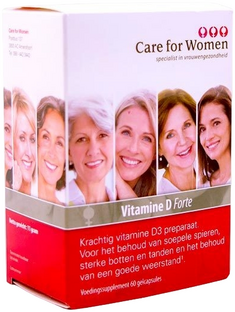 Care for Women Womens Vitamine D Capsules 60CP 