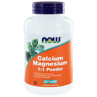 NOW Calcium & Magnesium 1:1 Poeder 227GR