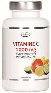 Nutrivian Vitamine C 1000mg Tabletten 100TB Nutrivian Vitamine C 1000mg Tabletten 100TB