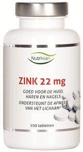 Nutrivian Zink Methionine 22mg Tabletten 100TB