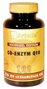 Artelle Co-enzym Q10 100mg Softgels 100SG Artelle Co-enzym Q10 100mg Softgels 100SG