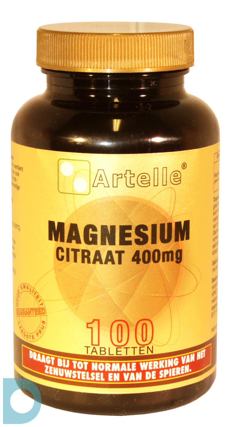 Artelle Magnesium Citraat 400Mg Tabletten 100Tb | Voordelig Online Kopen |  De Online Drogist
