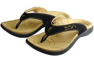 Zori Teenslippers Beige/Zwart Maat-12 1PR Zori Teenslippers Beige/Zwart Maat-12 1PR