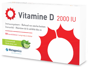 Metagenics Vitamine D 2000IU Tabletten 84TB Metagenics Vitamine D 2000IU Tabletten 84TB