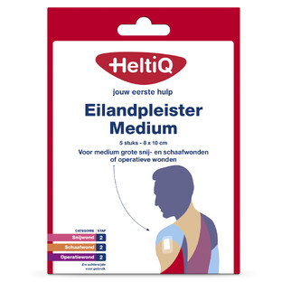 HeltiQ Eilandpleister Medium 5ST HeltiQ Eilandpleister Medium 5ST