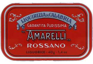 Jacob Hooy Laurierdrop Amarelli Blik Rood 40GR Jacob Hooy Laurierdrop Amarelli Blik Rood 40GR