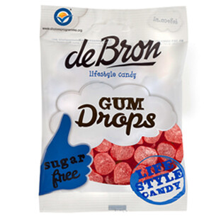 de Bron Suikervrije Gum Drops 100GR de Bron Suikervrije Gum Drops 100GR