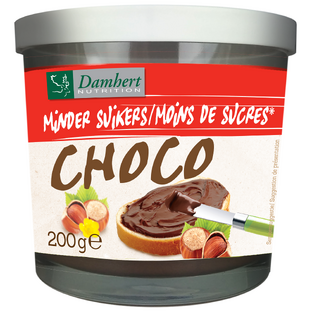Damhert Minder Suikers Chocopasta 200GR Damhert Minder Suikers Chocopasta 200GR