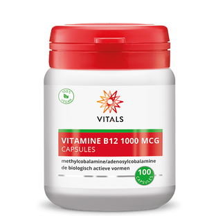 Vitals Vitamine B12 1000mcg Capsules 100CP Vitals Vitamine B12 1000mcg Capsules 100CP