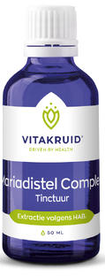 Vitakruid Mariadistel Complex tinctuur 1:5 met oa Artisjok 50ML Vitakruid Mariadistel Complex tinctuur 1:5 met oa Artisjok 50ML