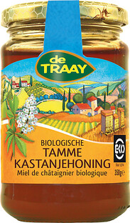 De Traay Tamme Kastanjehoning Biologisch 350GR De Traay Tamme Kastanjehoning Biologisch 350GR