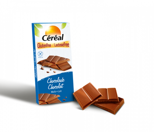 Cereal Glutenvrij & Lactosevrij Chocolade Tablet Melk 1ST