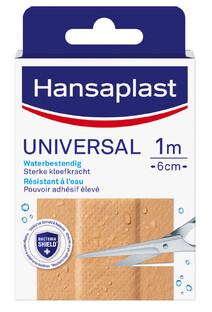 Hansaplast Pleisters Universal 1m x 6cm 1ST Hansaplast Pleisters Universal 1m x 6cm 1ST