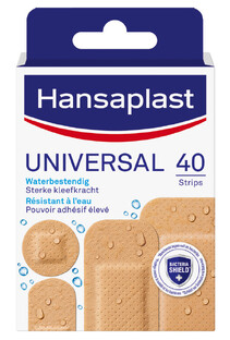 Hansaplast Pleisters Universal Strips 40ST Hansaplast Pleisters Universal Strips 40ST