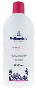 Melkmeisje Pioenroos Bad- en Douchecrème 2LT Melkmeisje Pioenroos Bad- en Douchecrème 2LT