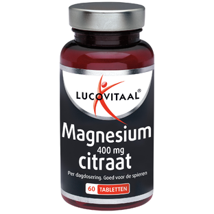 Lucovitaal Magnesium Citraat 400mg Tabletten 60TB Lucovitaal Magnesium Citraat 400mg Tabletten 60TB