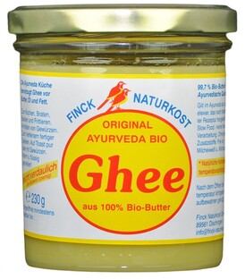 Finck Naturkost Ghee Geklaarde Boter 220GR Finck Naturkost Ghee Geklaarde Boter 220GR