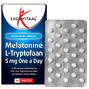 Lucovitaal Melatonine L-Tryptofaan 5mg Tabletten 30TBzijkant verpakking