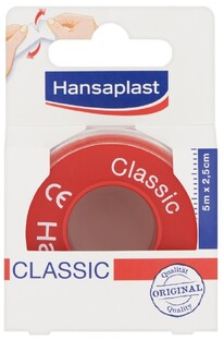 Hansaplast Hechtpleister Classic 2.5cm x 5m 1ST Hansaplast Hechtpleister Classic 2.5cm x 5m 1ST