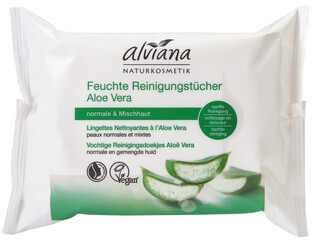 Alviana Reinigingsdoekjes Aloe Vera 25ST Alviana Reinigingsdoekjes Aloe Vera 25ST