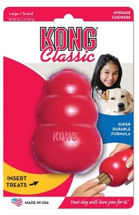 Kong Speeltje Classic Rood Large 1ST Kong Speeltje Classic Rood Large 1ST