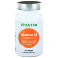 VitOrtho Vitamine D3 3000 IE Softgels 60ST VitOrtho Vitamine D3 3000 IE Softgels 60ST