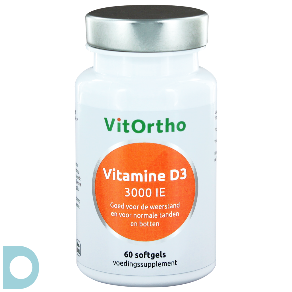 Arab Een zin tij VitOrtho Vitamine D3 3000 IE Softgels 60ST | voordelig online kopen | De  Online Drogist