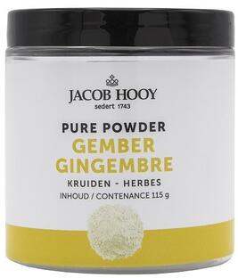 Jacob Hooy Pure Powder Gember 115GR