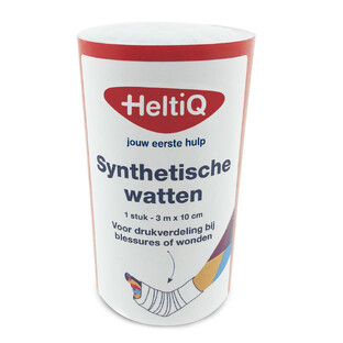 HeltiQ Synthetische Watten 3mx10cm 1ST HeltiQ Synthetische Watten 3mx10cm 1ST