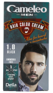 Cameleo Men Hair Color Cream 1.0 Black 1ST Cameleo Men Hair Color Cream 1.0 Black 1ST