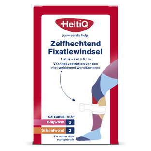 HeltiQ Zelfhechtend Windsel 4mx8cm 1ST HeltiQ Zelfhechtend Windsel 4mx8cm 1ST