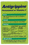 Antigrippine Poeder Voor Drank Sachets 10STAntigrippine Poeder voor Drank Sachets achterkant verpakking met gebruiksaanwijzing