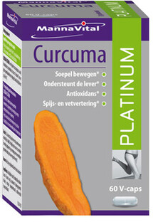 MannaVital Curcuma Platinum Capsules 60CP MannaVital Curcuma Platinum Capsules 60CP