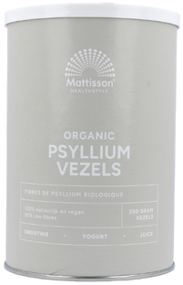 Mattisson HealthStyle Organic Psyllium Vezels 250GR 