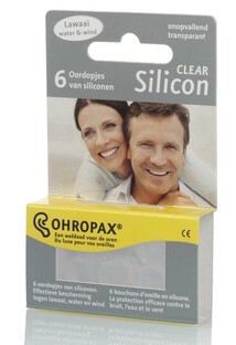 Ohropax Silicon Clear Oordopjes 6ST Ohropax Silicon Clear Oordopjes 6ST