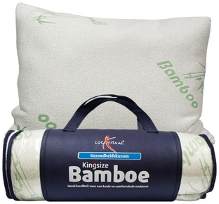 Lucovitaal Hoofdkussen Bamboe Kingsize 1ST Lucovitaal Hoofdkussen Bamboe Kingsize 1ST