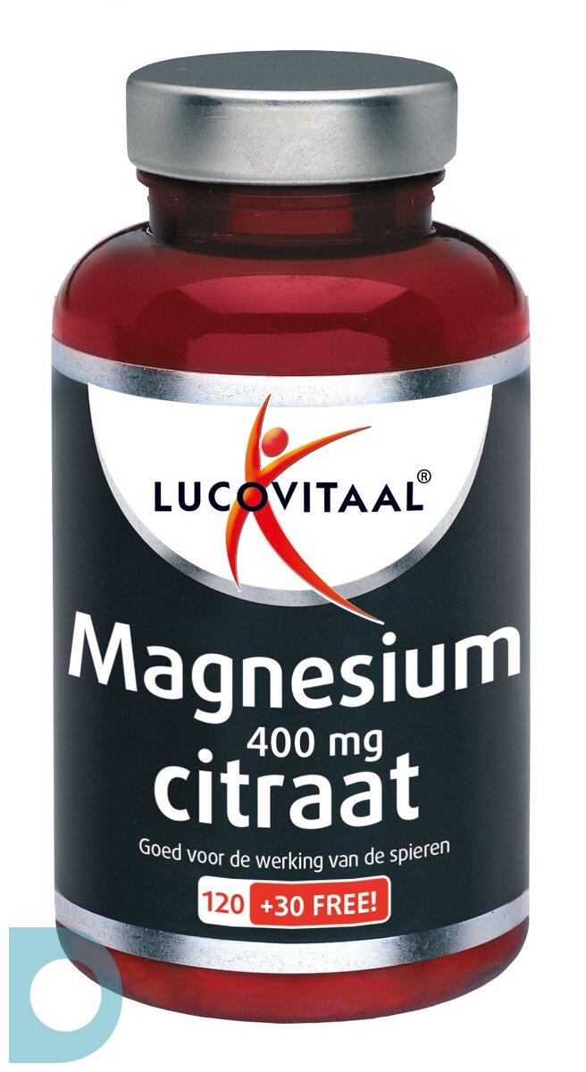 Lucovitaal Magnesium 400mg 120+30st | De Online Drogist