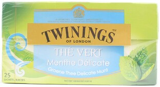 Twinings Groene Thee Delicate Munt 25ZK Twinings Groene Thee Delicate Munt 25ZK