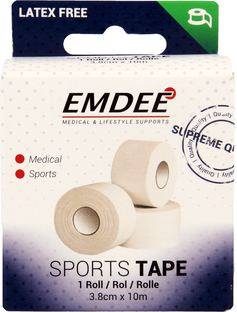 Emdee Sporttape Wit 1ST  Emdee Sporttape Wit 1ST