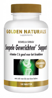 De Online Drogist Golden Naturals Soepele Gewrichten Support Tabletten 180TB aanbieding