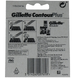 Gillette Contour Plus Scheermesjes 10ST achterkant verpakking Gillette Contour Plus Scheermesjes 10ST achterkant verpakking