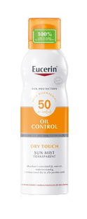 Eucerin Sun Transparant Spray Dry Touch Mist SPF50 200ML Eucerin Sun Transparant Spray Dry Touch Mist SPF50 200ML