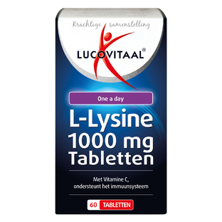 Lucovitaal L-Lysine 1000mg Tabletten 60ST Lucovitaal L-Lysine 1000mg Tabletten 60ST