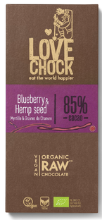 Lovechock Blueberry & Hempseed Tablet 70GR Lovechock Blueberry & Hempseed Tablet 70GR